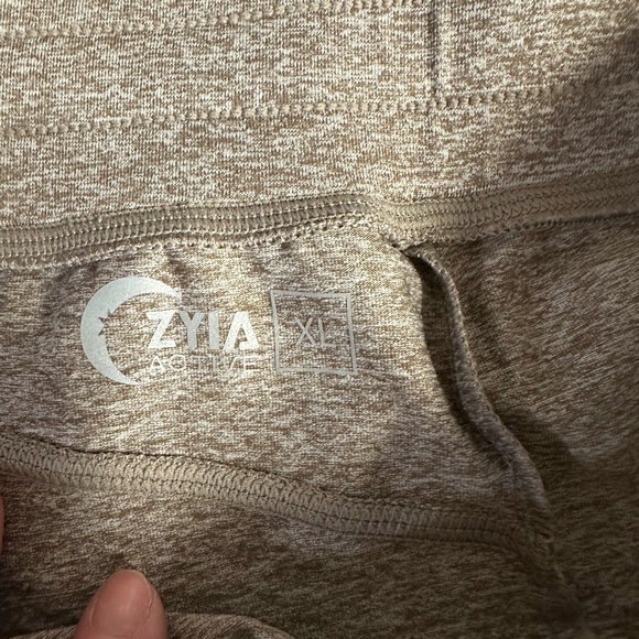 Cocoa Heathered Cozy Zyia Joggers - Picture 9 of 9